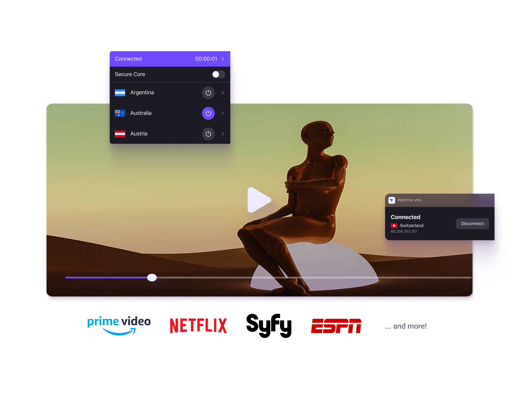 Consuma contenido en streaming sin contratiempos