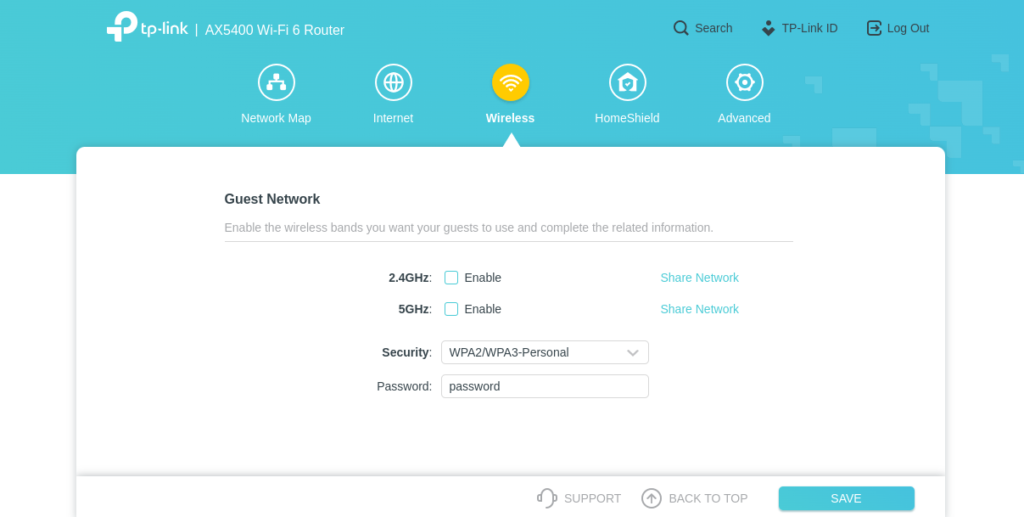  Locate your router’s guest network settings