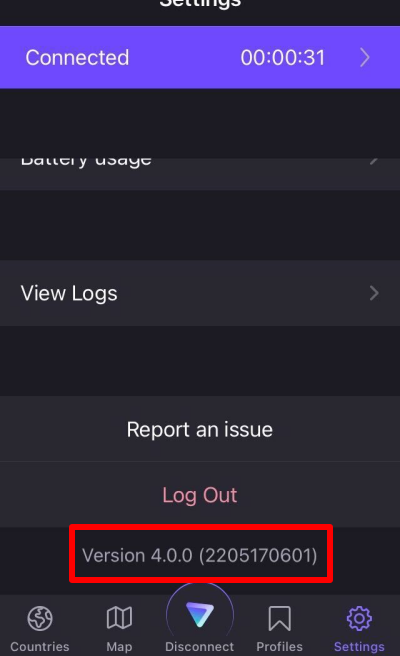With each new release of a Proton VPN app, there are improvements, bug fixes, and new features that improve the user experience. It is therefore essential to always update your Proton VPN apps to the latest version. Additionally, if you need assistance with any of our apps, it’s very important to share the Proton VPN app version you are using with our support team in order for them to provide the best assistance possible. Here is how you can check the current app version of Proton VPN’s apps. iOS