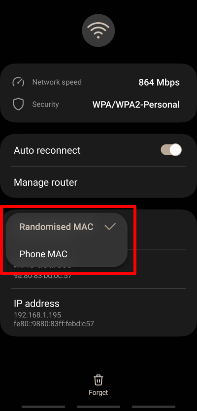 How to randomize your MAC address on Android 2