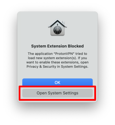  Open System Settings