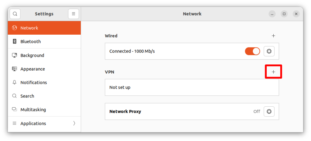 Open NetworkManager