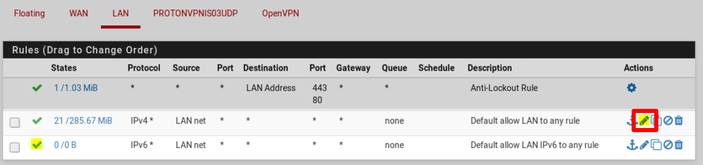 Configure firewall rules 7