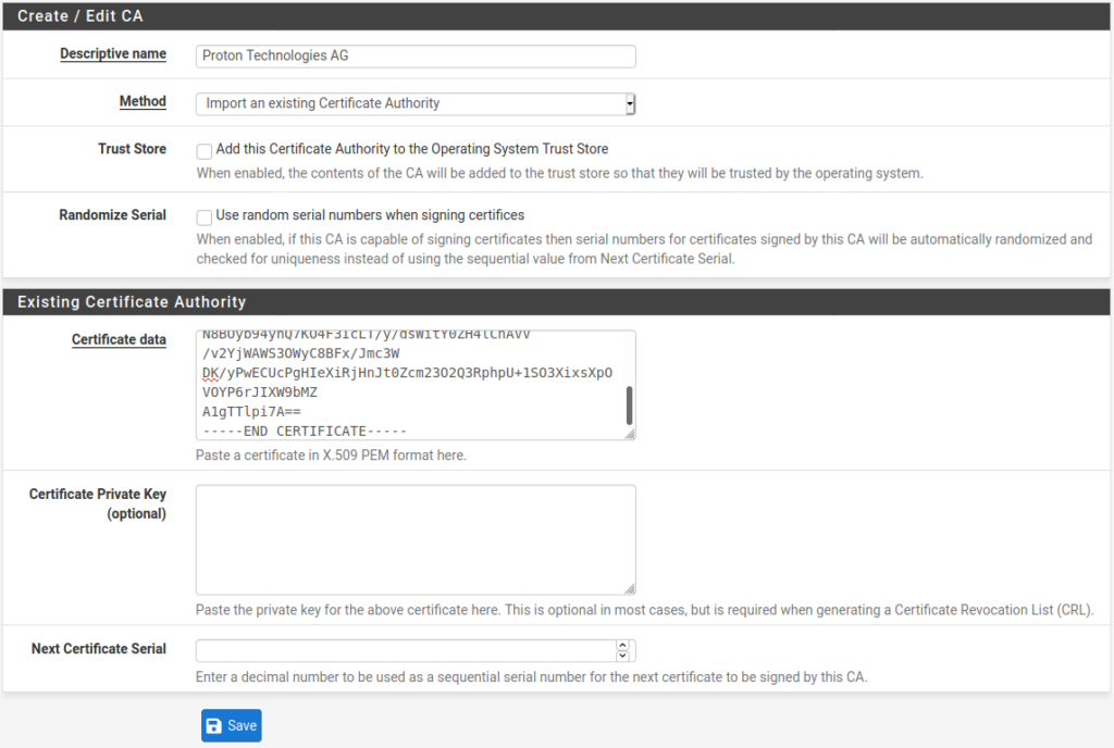 pfSense setup 3