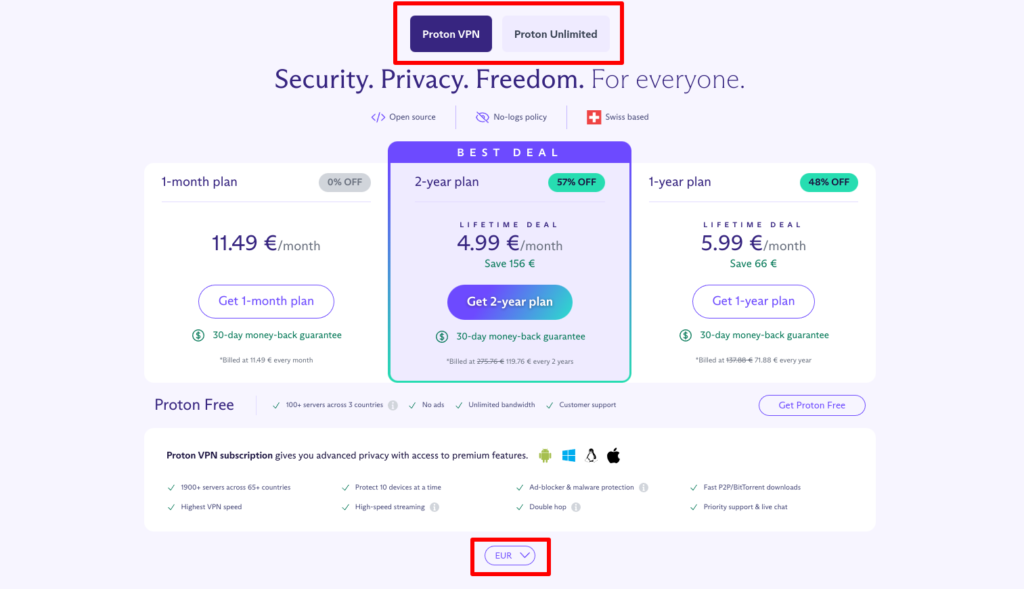 Select your pricing plan
