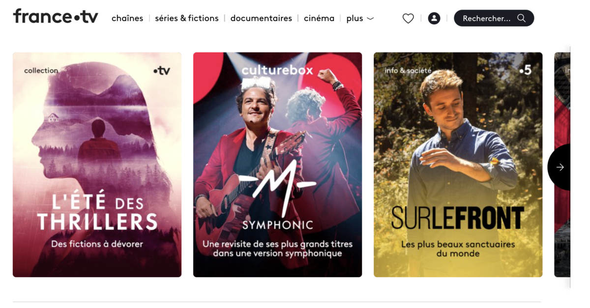 france tv home page