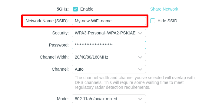How to change your SSID on your router