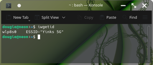 How to find your SSID on Linux CLI
