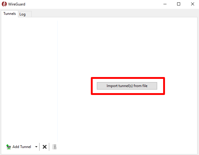 Import Tunnel(s) from File